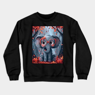 Elephant Wildlife Documentaries Crewneck Sweatshirt